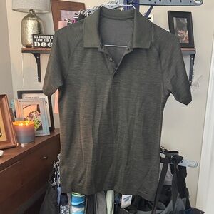 lululemon athletica Dark Green Polo Shirt